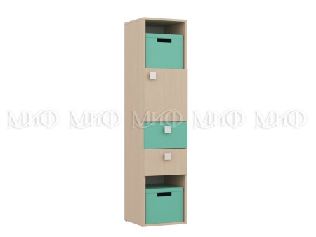 Стеллаж Юниор-1 (Ш-360 x В-1550 x Г-370 мм).