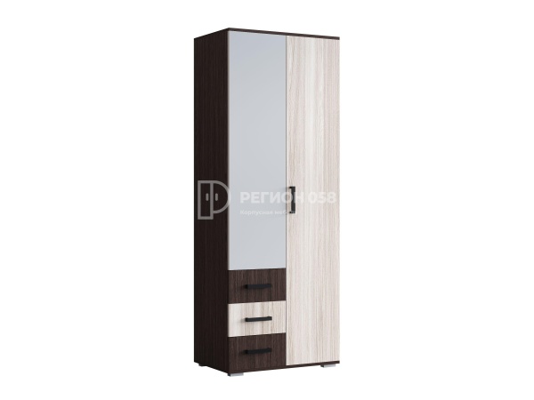 Шкаф №1 Ноктюрн-11 ЛДСП/Разные Цвета (Ш-800 х В-2120 х Г-470 мм)
